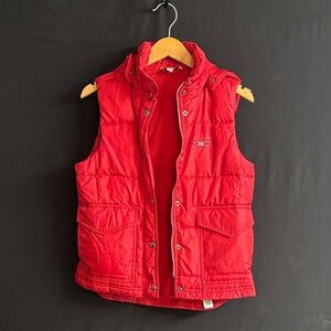 Polo by Ralph Lauren Red Quilted Vest
